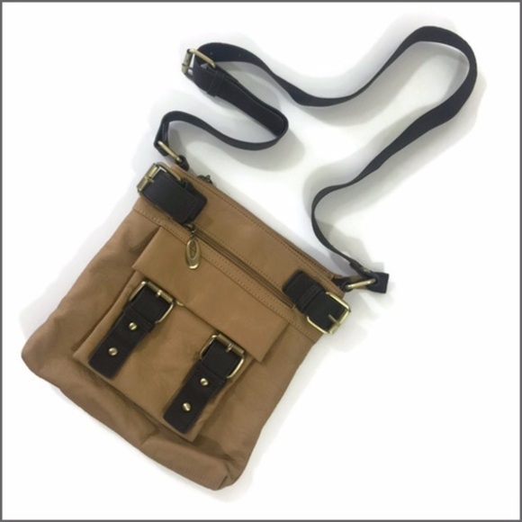 𝅺tan/brown Crossbody Bag - Picture 1 of 3